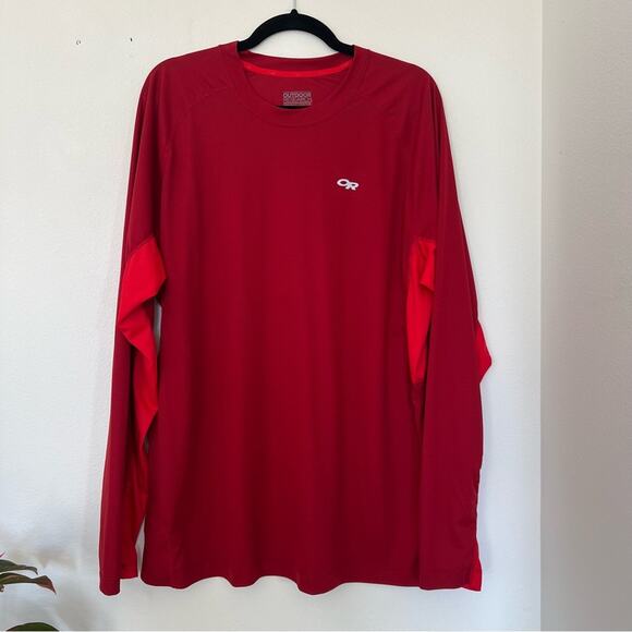 Outdoor Research Red Long Sleeve Top - Picture 1 of 8
